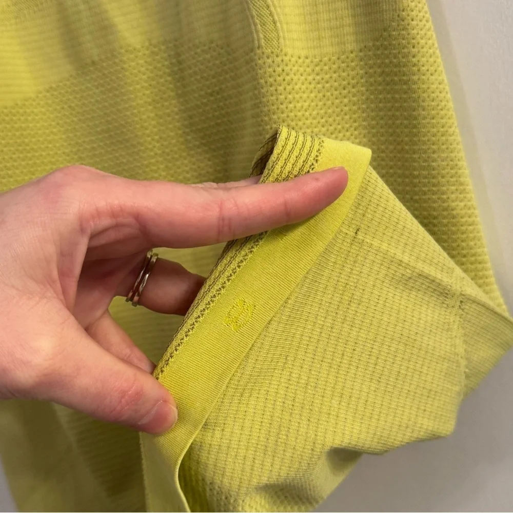 Lululemon Swiftly Tech Racerback 2.0 Yellow Pear